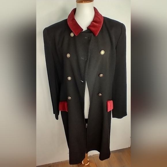 VINTAGE JONES NEW YORK DOUBLE BREASTED COAT - Picture 6 of 8